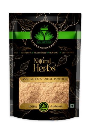 SAI HERBS Asal Alsoos Saidah Powder - Malethi Powder - Pure & Natural