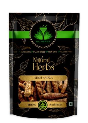 SAI HERBS Atish Kadwa - Ateesh - Atish Kadwi - Ativisha - Aconitum Heterophyllum - Pure & Natural
