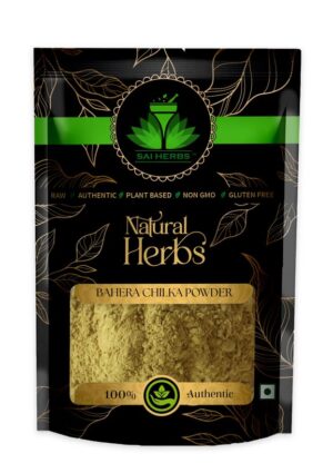 SAI HERBS Baheda Chilka Powder - Bahera Chilka Powder - Terminalia Bellirica Powder - Pure & Natural