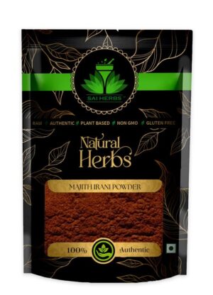 SAI HERBS Majith Irani Churan - Manjistha Irani Churan - Rubia Cordifolia Irani Churan - Madder Irani Churan - Pure & Natural