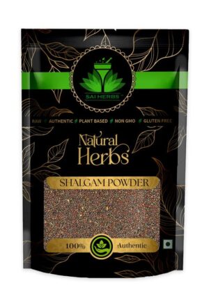 SAI HERBS Turnip Seeds Powder - Tukhm-e-Shaljam Powder - Pure & Natural