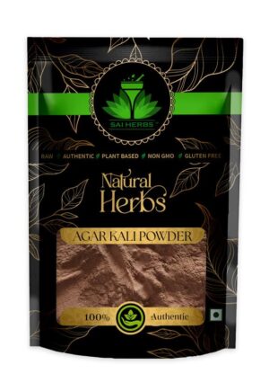 SAI HERBS Agar Kali Powder - Agar Wood Powder - Aquilaria Agallocha Powder - Oud Wood Powder - Pure & Natural
