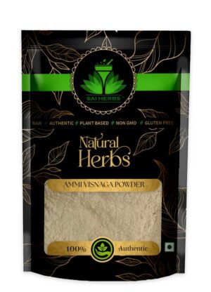 SAI HERBS Ammi Visnaga Powder - For Diabetes - For Kidney Stones - Pure & Natural