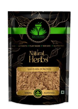 SAI HERBS Ash Bark Powder - Good for Healthy Lifestyle, Supports Overall Wellness - Pure & Natural