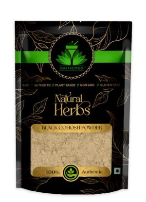 SAI HERBS Black Cohosh Root Powder - Relieves Headache - Pure & Natural