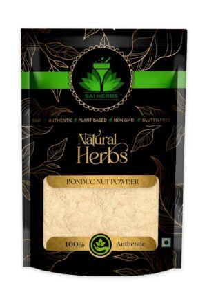 SAI HERBS Bonduc Nuts Powder - Karanjoh Powder - Pure & Natural
