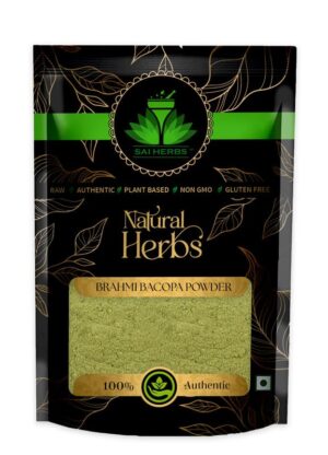 SAI HERBS Brahmi Bacopa Unani Powder - Pure & Natural