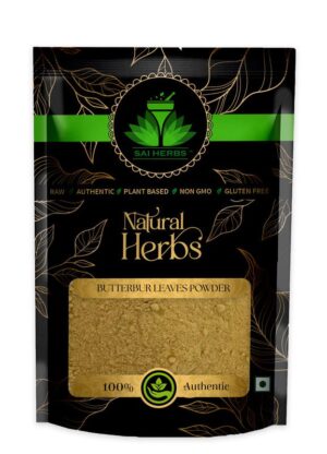 SAI HERBS Butterbur Leaves Powder - Good for Healthy Lifestyle, Supports Overall Wellness - Pure & Natural