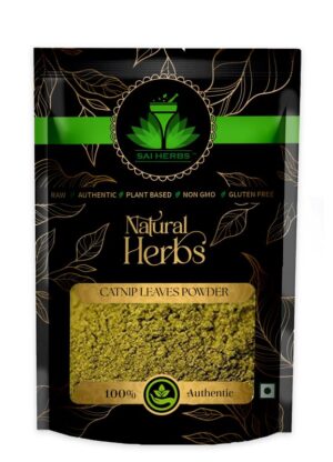 SAI HERBS Catnip Leaves Powder - Betters Sleep & Digestion - Pure & Natural