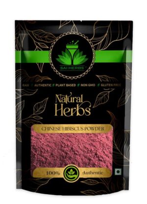 SAI HERBS Chinese Hibiscus Churan - China Rose Churan - Rose Mallow Churan - Pure & Natural
