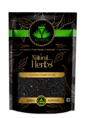 SAI HERBS Cockscombe Seeds - Plumed Cockscomb Seeds - Good for Healthy Lifestyle, Supports Overall Wellness - Pure & Natural