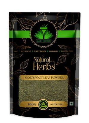 SAI HERBS Coltsfoot Leaf Powder - Tussliago Farfara Powder - Pure & Natural