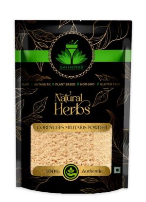 SAI HERBS Cordyceps Militaris Siddha Powder - Pure & Natural