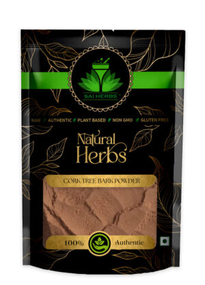 SAI HERBS Cork Tree Bark Unani Powder - Good for Healthy Lifestyle, Supports Overall Wellness - Pure & Natural