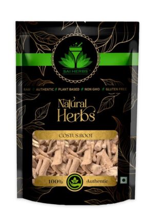 SAI HERBS Costus Root - Indian Costus Root Bitter - Qust Al Hindi - Oud Hindi - Improve Digestion - Contains Antioxidants and Anti-inflammatory Properties - Pure & Natural