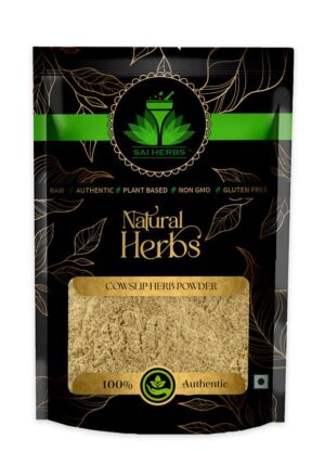 SAI HERBS Cowslip Herb Powder - Good for Healthy Lifestyle, Supports Overall Wellness - Pure & Natural