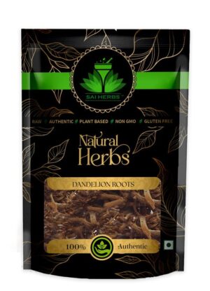 SAI HERBS Dandelion Roots - Taraxacum Officinales - Boosts Energy and Immunity - Anti-inflammatory - Contains Antioxidant - Pure & Natural