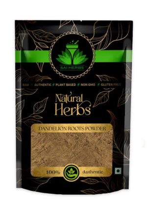 SAI HERBS Dandelion Roots Powder - Dandelion Root Tea - Taraxacum Officinales Powder - Boosts Energy and Immunity - Anti-inflammatory - Luxury Tea Powder - Pure & Natural