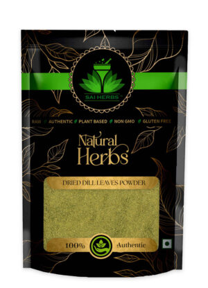 SAI HERBS Dried Dill Leaves Unani Powder - Good for Healthy Lifestyle, Supports Overall Wellness - Pure & Natural