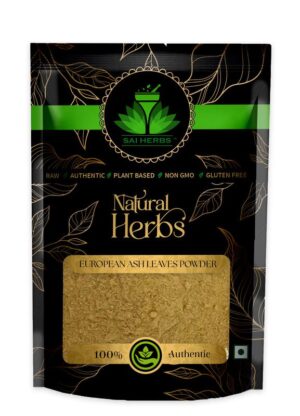 SAI HERBS European Ash Leaves Powder - Good for Healthy Lifestyle, Supports Overall Wellness - Pure & Natural