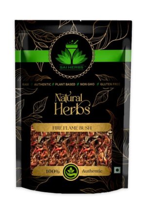 SAI HERBS Fire Flame Bush Herb - Red Bell Bush Herb - Pure & Natural