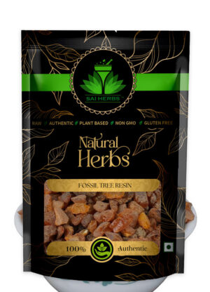 SAI HERBS Fossil Tree Resin - Good for Healthy Lifestyle, Supports Overall Wellness - Pure & Natural