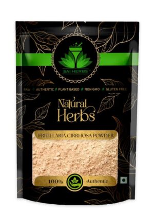 SAI HERBS Fritillaria Cirrhosa Churan - Yellow Himalayan Fritillary Churan - Pure & Natural
