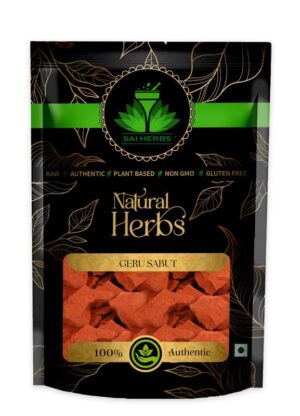 SAI HERBS Geru Sabut - Geroo Raw - Red Ochre - Pure & Natural