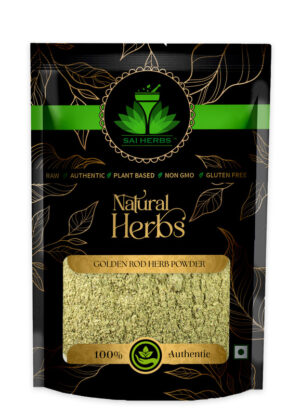 SAI HERBS Golden Rod Herb Powder - Good for Healthy Lifestyle, Supports Overall Wellness - Pure & Natural