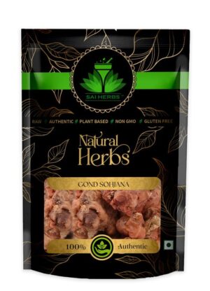 SAI HERBS Gond Sohjana - Phool Supari Lal - Moringa Gum - Moringa Lal - Pure & Natural