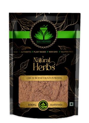 SAI HERBS Great Burnet Root Powder - Good for Healthy Lifestyle, Supports Overall Wellness - Pure & Natural