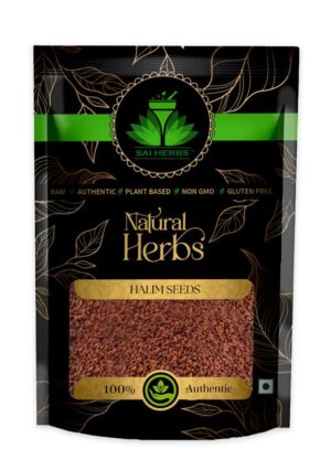 SAI HERBS Premium Halim Seeds Organic for Eating | Non-GMO | High in Fibre and Omega -3 | Garden Cress Seeds | Haleem Seeds | Aliv Seeds | Nutrient-Dense Superfood Pure And Nature