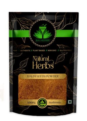 SAI HERBS Halim Seeds Siddha Powder - Aliv Seeds Siddha Powder - Asaliya Seeds Siddha Powder - Halam Seeds - Candrasur Seeds - Pure & Natural