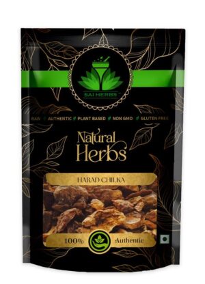 SAI HERBS Harad Chilka - Haritaki Without Seeds - Harad Badi Chilka - Yellow Terminalia Chebula - Pure & Natural