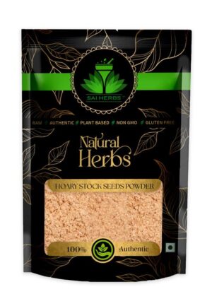 SAI HERBS Hoary Stock Seeds Siddha Powder - Tukhm-e-Todri Safaid Siddha Powder - Pure & Natural