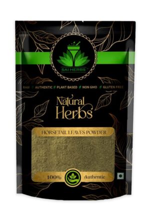 SAI HERBS Horsetail Siddha Powder - Equisetum Arvense Siddha Powder - Improves bone density - Cleanse kidney - Good for skin & hair - Pure & Natural