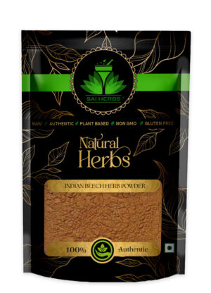 SAI HERBS Indian Beech Herb Churan - Good for Healthy Lifestyle, Supports Overall Wellness - Pure & Natural