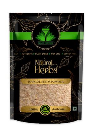 SAI HERBS Isabgol Beej Churan - Plantago Ovata Churan - Isabgol Seeds Churan - Pure & Natural