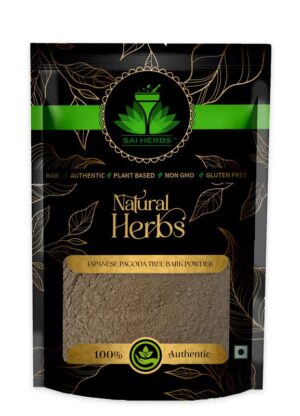 SAI HERBS Japanese Pagoda Tree Bark Powder - Good for Healthy Lifestyle, Supports Overall Wellness - Pure & Natural (100 Grams)