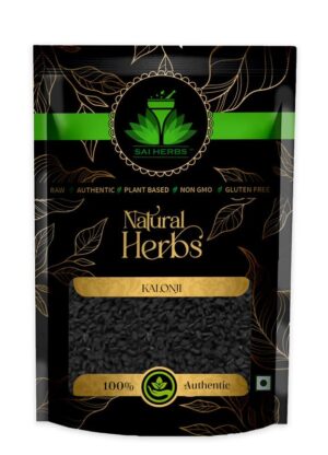 SAI HERBS Kalonji - Kalaunji - Nigella Sativa - Kalonji -Black Cumin - Nigella Seeds | Natural Support for Diabetes, Cholesterol, Hair Growth, Culinary Delight | Pure & Natural