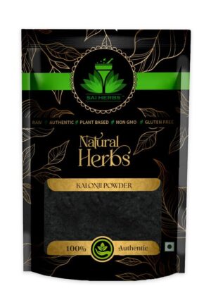 SAI HERBS Kalonji Unani Powder - Kalaunji Unani Powder - Nigella Sativa Unani Powder - Pure & Natural