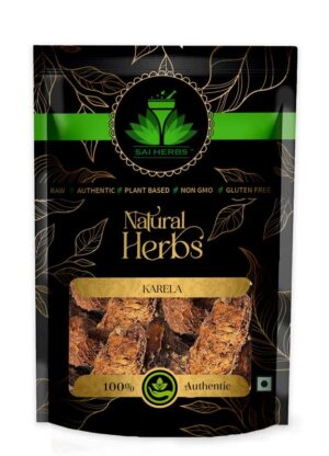 SAI HERBS Karela Chota - Momordica Charantia - Bitter Gourd Small - Pure & Natural