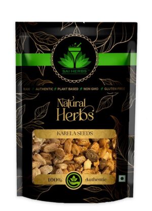 SAI HERBS Karela Seeds - Momordica Charantia Seeds - Bitter Gourd Seeds - Pure & Natural