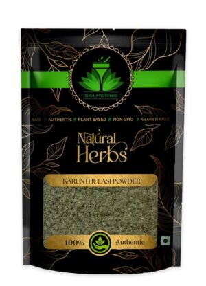 SAI HERBS Karunthulasi Unani Powder - Black Tulsi Unani Powder - Pure & Natural