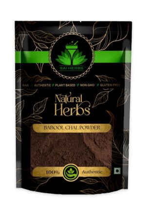 SAI HERBS Kikar Chilka Siddha Powder - Babool Chilka Siddha Powder - Acacia Tree Peel Siddha Powder - Pure & Natural