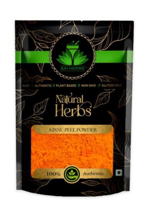 SAI HERBS Kinnu Peel Powder - Kinnu Chilka Powder - Face Care - Skin Whitening - Reduces Damaged Hair - For Scalp - Pure & Natural