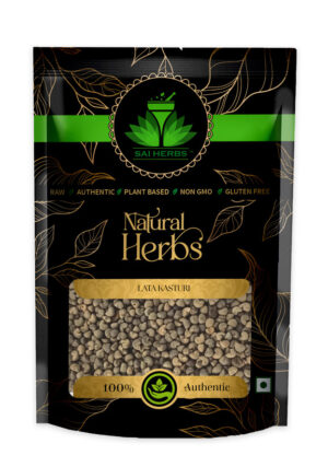 SAI HERBS Lata Kasturi - Kastoori Seeds - Ambrette Seeds - Good for Healthy Lifestyle, Supports Overall Wellness - Pure & Natural