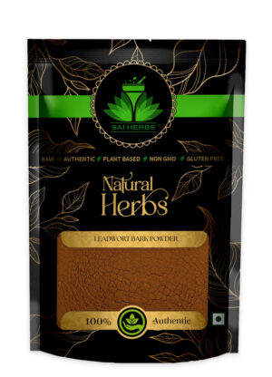 SAI HERBS Leadwort Bark Siddha Powder - Good for Healthy Lifestyle, Supports Overall Wellness - Pure & Natural