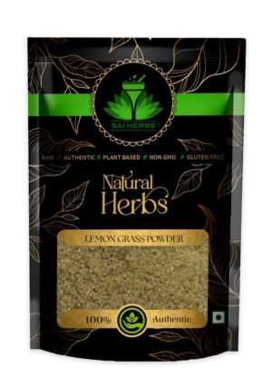 SAI HERBS Lemon Grass Powder - Fever Grass Powder - Lemongrass Powder - Gul-e-Bakhoor Powder - Pure & Natural