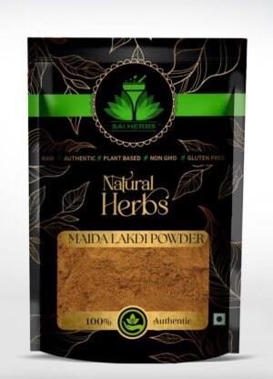 SAI HERBS Maida Lakdi Unani Powder - Litsea Glutinosa Unani Powder - Maida Wood Unani Powder - Pure & Natural